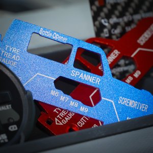 Ford Bronco Multi Functional Tool - Anodized Red